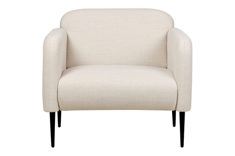 Fåtölj Stouby - Beige, svart - Möbler - Vardagsrum - Fåtöljer