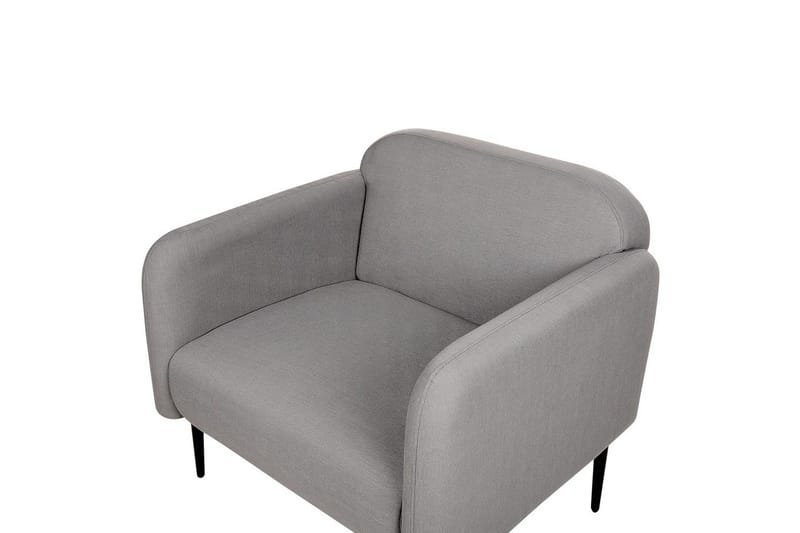 Fåtölj Stouby - Grå, svart - Möbler - Vardagsrum - Fåtöljer