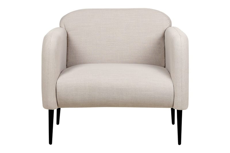 Fåtölj Stouby - Taupe, svart - Möbler - Vardagsrum - Fåtöljer