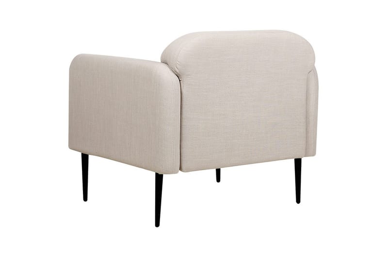 Fåtölj Stouby - Taupe, svart - Möbler - Vardagsrum - Fåtöljer