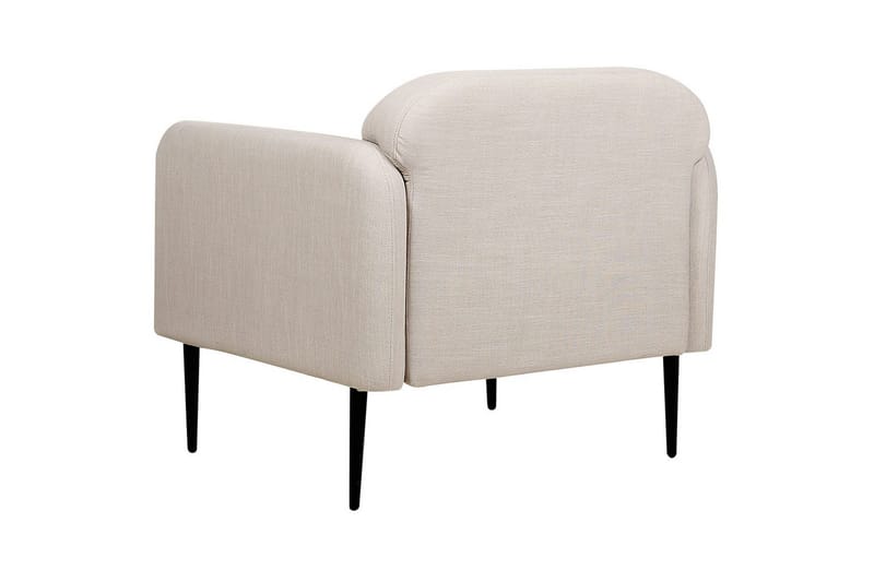 Fåtölj Stouby - Taupe, svart - Möbler - Vardagsrum - Fåtöljer