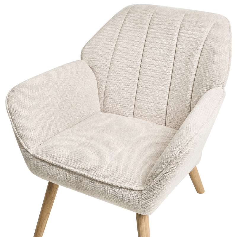 Fåtölj Torud - Ljusbeige - Möbler - Vardagsrum - Fåtöljer