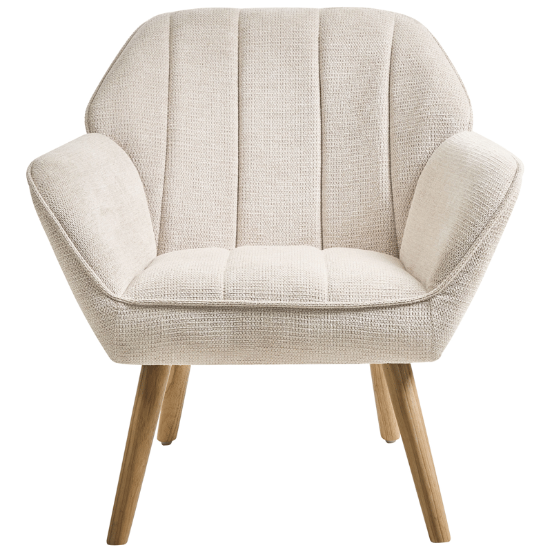 Fåtölj Torud - Ljusbeige - Möbler - Vardagsrum - Fåtöljer