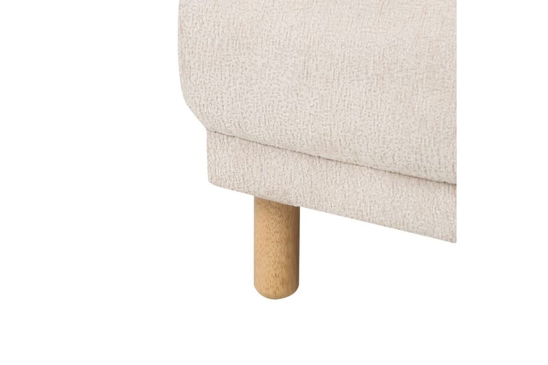 Fåtölj Tuve - Beige, ljust trä/Bouclé - Möbler - Vardagsrum - Fåtöljer