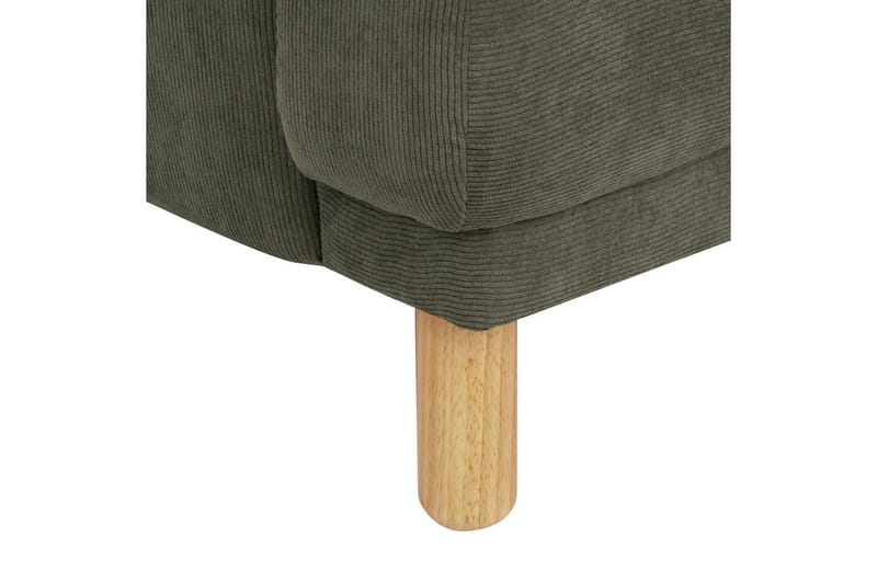 Fåtölj Tuve - Grönt, ljust trä/Manchestertyg - Möbler - Vardagsrum - Fåtöljer