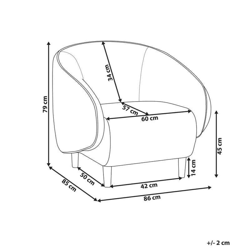Fåtölj Umea - Grönt, ljust trä - Möbler - Vardagsrum - Fåtöljer