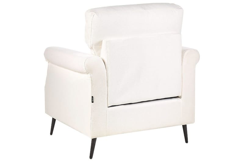 Fåtölj Vietas - Vit, ljust trä - Möbler - Vardagsrum - Fåtöljer