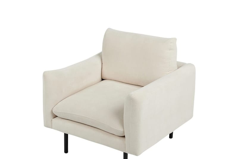 Fåtölj Vinterbro - Beige, svart/Polyester - Möbler - Vardagsrum - Fåtöljer