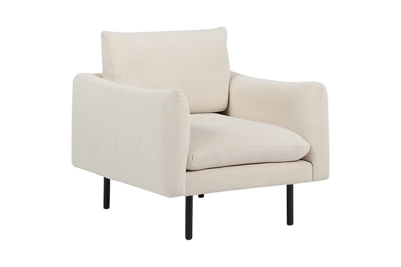 Fåtölj Vinterbro, Beige, svart/Polyester