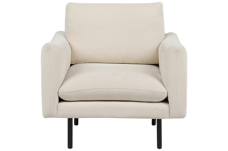 Fåtölj Vinterbro - Beige, svart/Polyester - Möbler - Vardagsrum - Fåtöljer