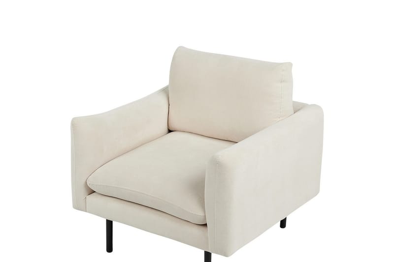Fåtölj Vinterbro - Beige, svart/Polyester - Möbler - Vardagsrum - Fåtöljer