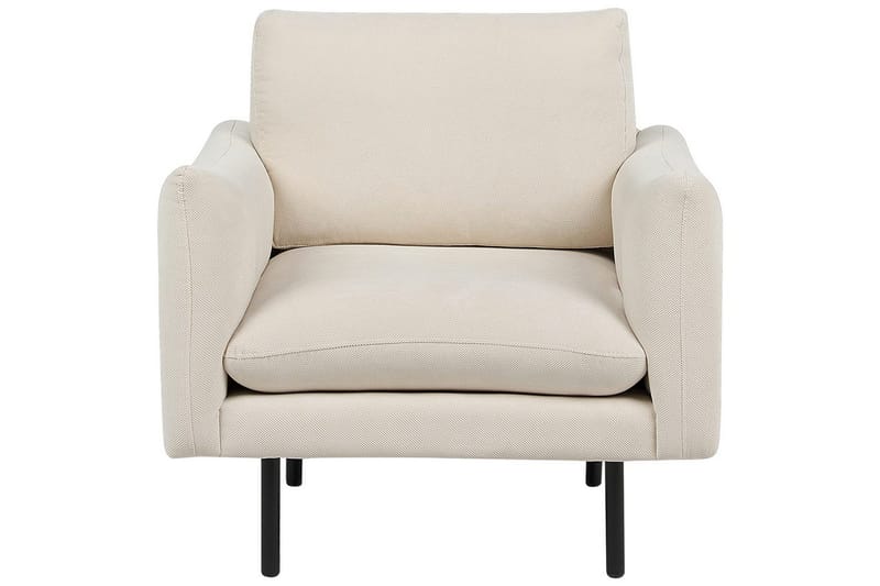 Fåtölj Vinterbro - Beige, svart/Polyester - Möbler - Vardagsrum - Fåtöljer