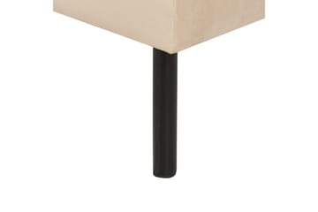 Fåtölj Vinterbro - Beige, svart/Sammet - Möbler - Vardagsrum - Fåtöljer