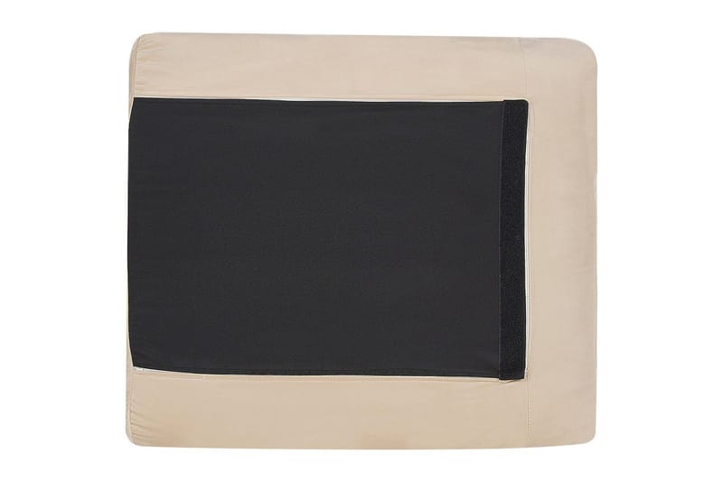 Fåtölj Vinterbro - Beige, svart/Sammet - Möbler - Vardagsrum - Fåtöljer