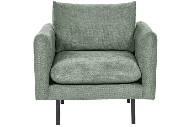 Fåtölj Vinterbro - Grön, Svart/Polyester - Möbler - Vardagsrum - Fåtöljer