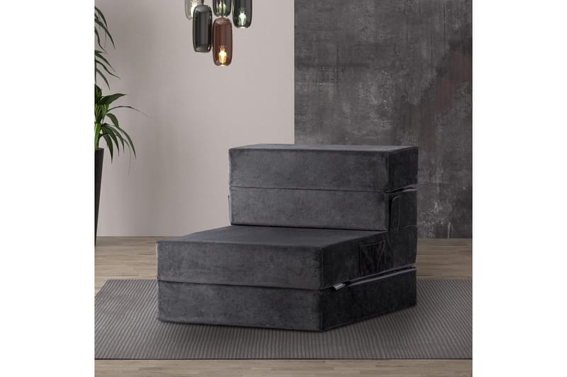 1-sits bäddsoffa Maroubridge Antracit - Antracit - Möbler - Vardagsrum - Fåtöljer - Bäddfåtöljer