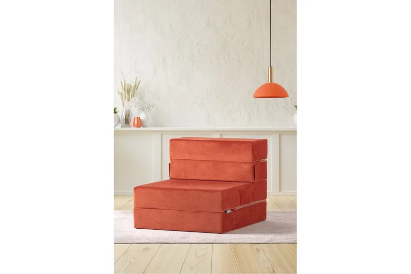 1-sits bäddsoffa Maroubridge Apelsin - Apelsin - Möbler - Vardagsrum - Fåtöljer - Bäddfåtöljer