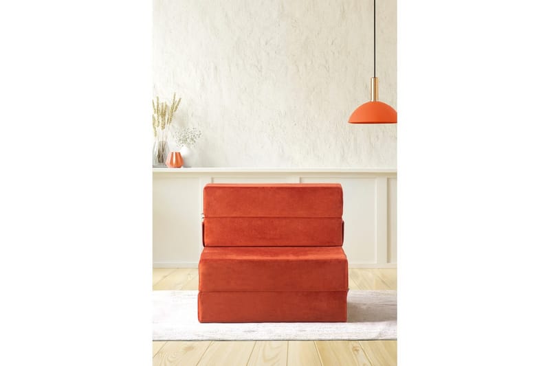 1-sits bäddsoffa Maroubridge Apelsin - Apelsin - Möbler - Vardagsrum - Fåtöljer - Bäddfåtöljer