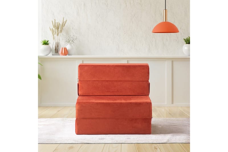 1-sits bäddsoffa Maroubridge Apelsin - Apelsin - Möbler - Vardagsrum - Fåtöljer - Bäddfåtöljer