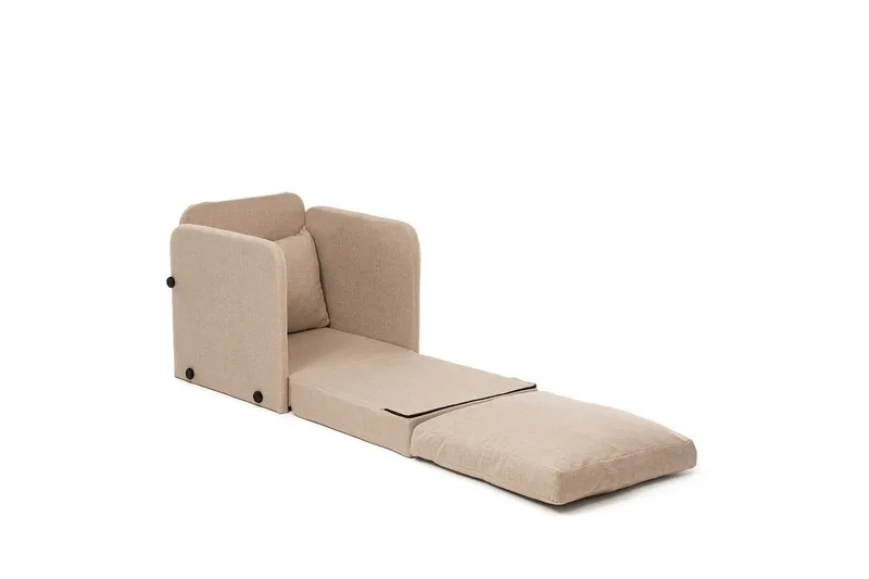 1-sits bäddsoffa Rubby Beige - Beige - Möbler - Vardagsrum - Fåtöljer - Bäddfåtöljer