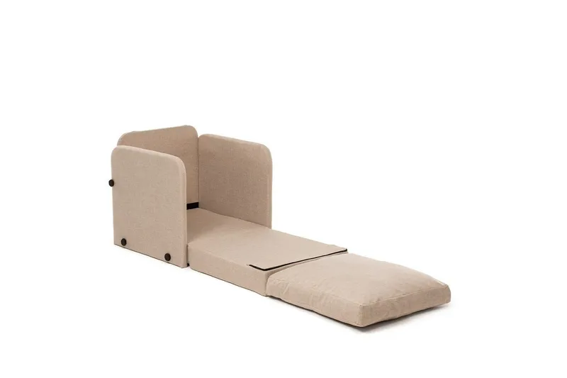 1-sits bäddsoffa Rubby Beige - Beige - Möbler - Vardagsrum - Fåtöljer - Bäddfåtöljer