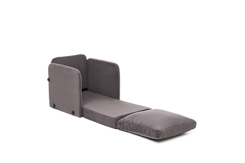 1-sits bäddsoffa Rubby Grå - Grå - Möbler - Vardagsrum - Fåtöljer - Bäddfåtöljer