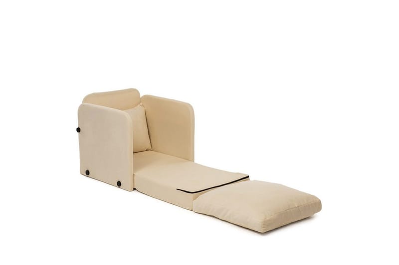 1-sits bäddsoffa Rubby Grädde - Grädde - Möbler - Vardagsrum - Fåtöljer - Bäddfåtöljer