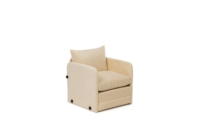 1-sits bäddsoffa Rubby Grädde - Grädde - Möbler - Vardagsrum - Fåtöljer - Bäddfåtöljer