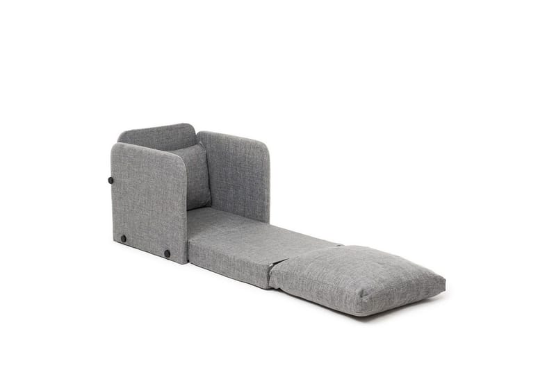 1-sits bäddsoffa Rubby Ljusgrå - Ljusgrå - Möbler - Vardagsrum - Fåtöljer - Bäddfåtöljer