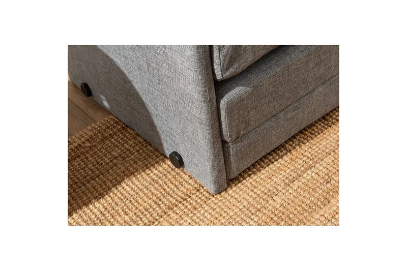 1-sits bäddsoffa Rubby Ljusgrå - Ljusgrå - Möbler - Vardagsrum - Fåtöljer - Bäddfåtöljer