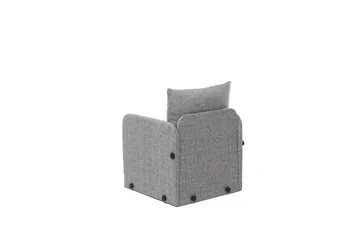 1-sits bäddsoffa Rubby Ljusgrå - Ljusgrå - Möbler - Vardagsrum - Fåtöljer - Bäddfåtöljer