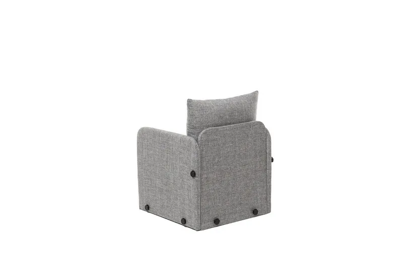 1-sits bäddsoffa Rubby Ljusgrå - Ljusgrå - Möbler - Vardagsrum - Fåtöljer - Bäddfåtöljer