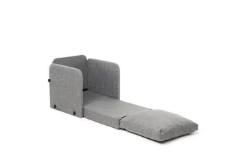 1-sits bäddsoffa Rubby Ljusgrå - Ljusgrå - Möbler - Vardagsrum - Fåtöljer - Bäddfåtöljer