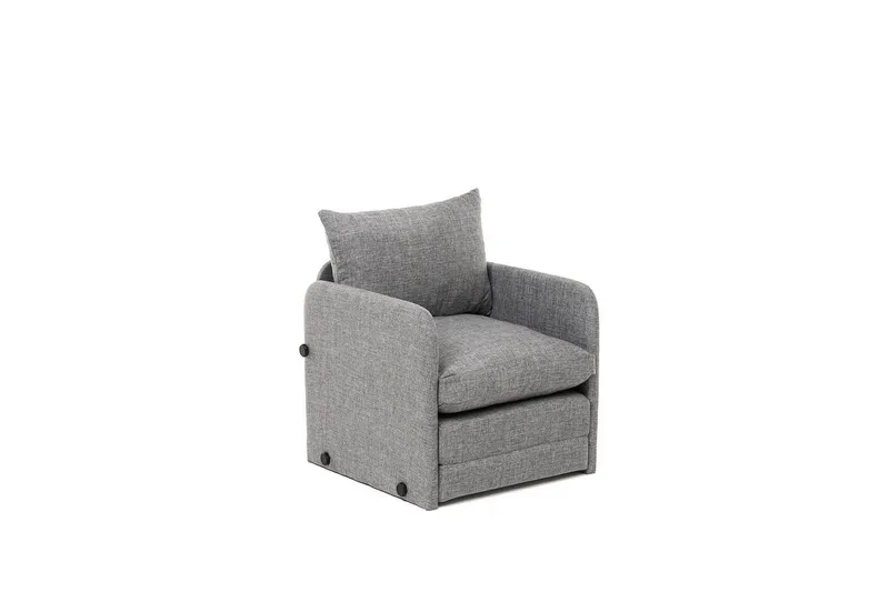 1-sits bäddsoffa Rubby Ljusgrå, Ljusgrå