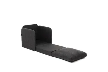 1-sits bäddsoffa Rubby Mörkgrå - Mörkgrå - Möbler - Vardagsrum - Fåtöljer - Bäddfåtöljer