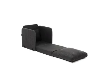 1-sits bäddsoffa Rubby Mörkgrå - Mörkgrå - Möbler - Vardagsrum - Fåtöljer - B äddfåtöljer