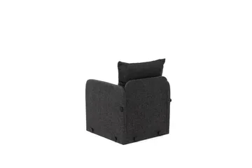 1-sits bäddsoffa Rubby Mörkgrå - Mörkgrå - Möbler - Vardagsrum - Fåtöljer - Bäddfåtöljer