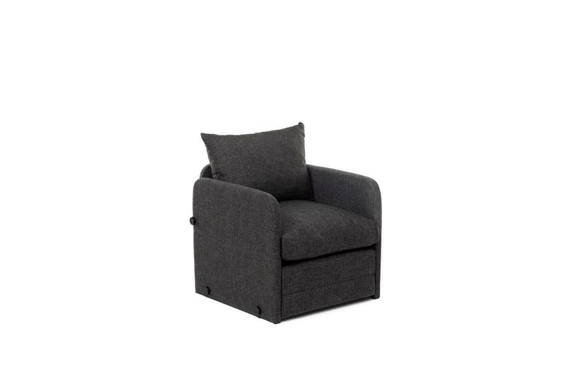 1-sits bäddsoffa Rubby Mörkgrå - Mörkgrå - Möbler - Vardagsrum - Fåtöljer - Bäddfåtöljer