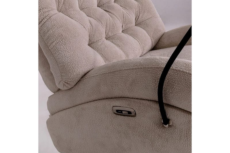 Adesis Reclinerfåtölj Elektrisk - Krämvit - Möbler - Vardagsrum - Fåtöljer - Liggfåtöljer