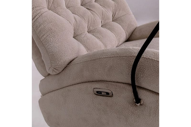 Adesis Reclinerfåtölj Elektrisk - Krämvit - Möbler - Vardagsrum - Fåtöljer - Liggfåtöljer