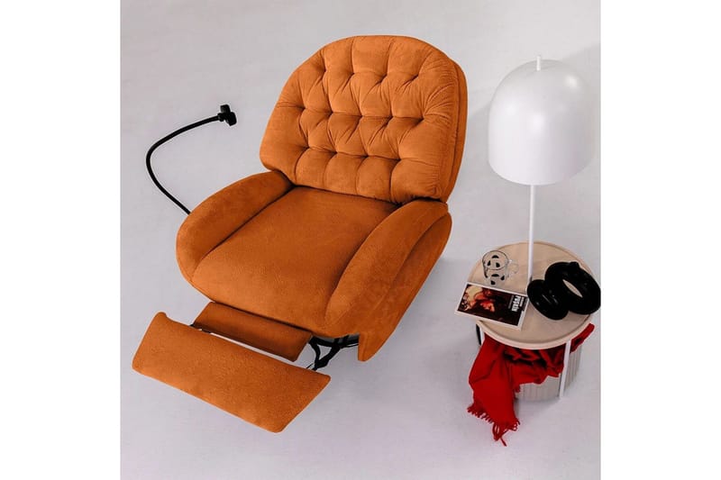 Adesis Reclinerfåtölj Elektrisk - Röd - Möbler - Vardagsrum - Fåtöljer - Liggfåtöljer