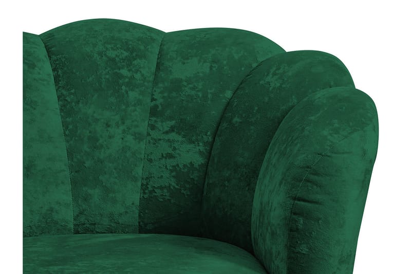 Adrial Fåtölj - Sammet/Grön/Svart Krom - Möbler - Vardagsrum - Fåtöljer - Sammetsfåtölj