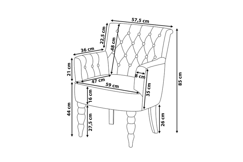 Alesund Fåtölj - Grå - Möbler - Vardagsrum - Fåtöljer