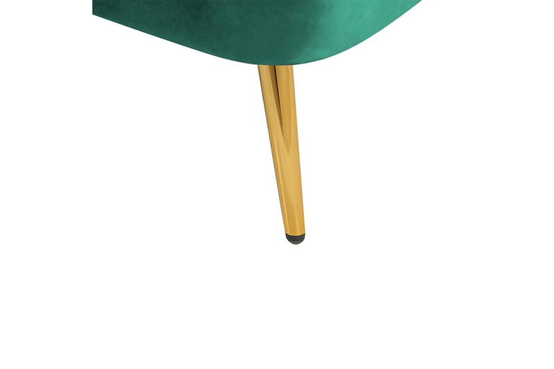 Allier Schäslong 150 cm - Guld/Grön - Möbler - Vardagsrum - Fåtöljer - Schäslongfåtöljer & divanfåtöljer