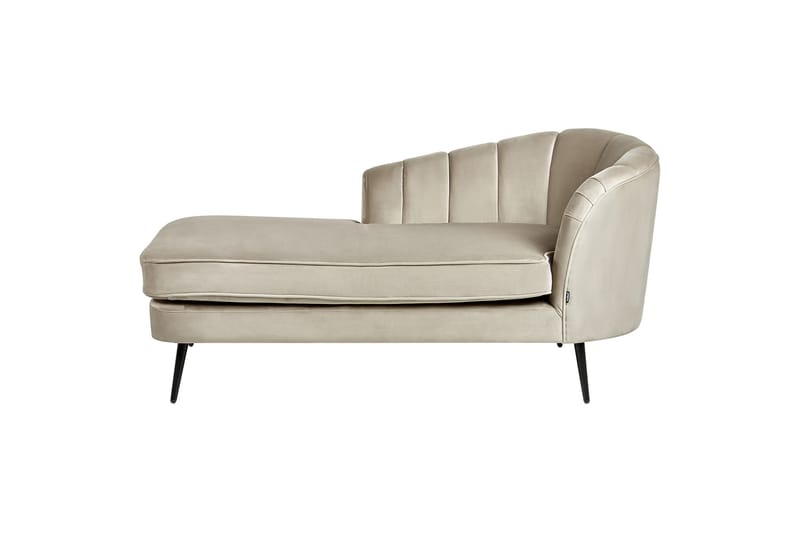 Allier Schäslong 150 cm Höger - Beige/Svart - Möbler - Vardagsrum - Fåtöljer - Schäslongfåtöljer & divanfåtöljer
