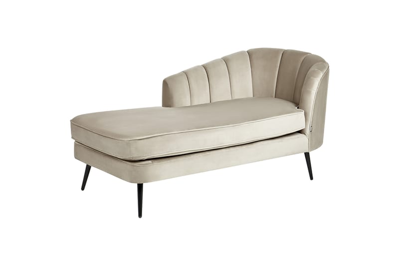 Allier Schäslong 150 cm Höger - Beige/Svart - Möbler - Vardagsrum - Fåtöljer - Schäslongfåtöljer & divanfåtöljer