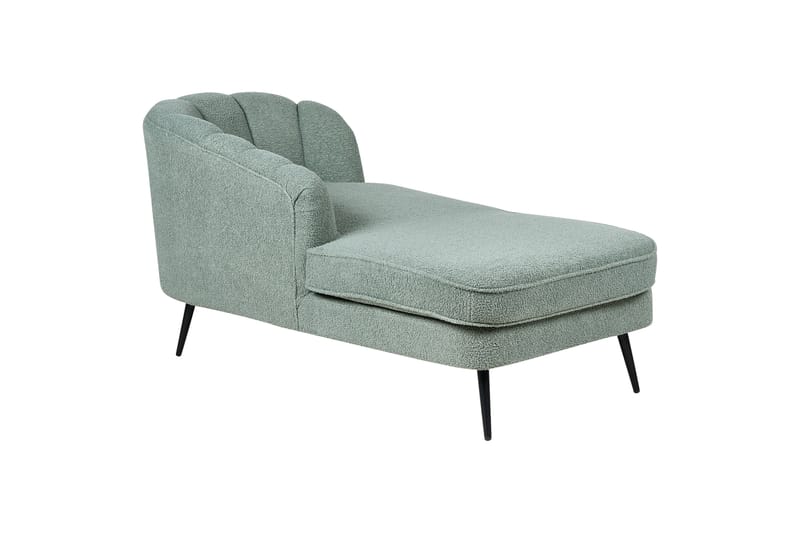 Allier Schäslong 150 cm Höger - Svart/Grön - Möbler - Vardagsrum - Fåtöljer - Schäslongfåtöljer & divanfåtöljer