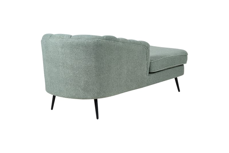 Allier Schäslong 150 cm Höger - Svart/Grön - Möbler - Vardagsrum - Fåtöljer - Schäslongfåtöljer & divanfåtöljer