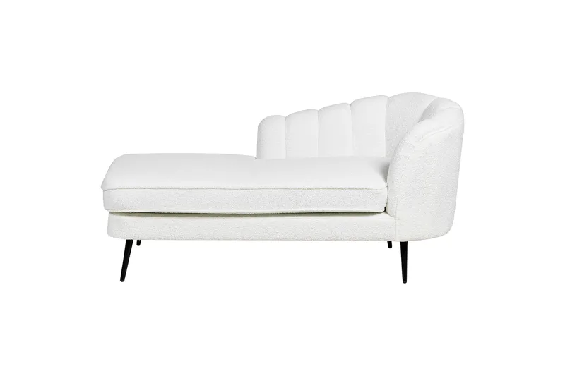 Allier Schäslong 150 cm Höger - Svart/Vit - Möbler - Vardagsrum - Fåtöljer - Schäslongfåtöljer & divanfåtöljer