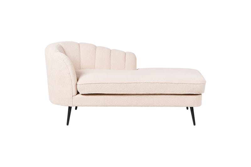 Allier Schäslong 150 cm Vänster - Beige/Svart - Möbler - Vardagsrum - Fåtöljer - Schäslongfåtöljer & divanfåtöljer